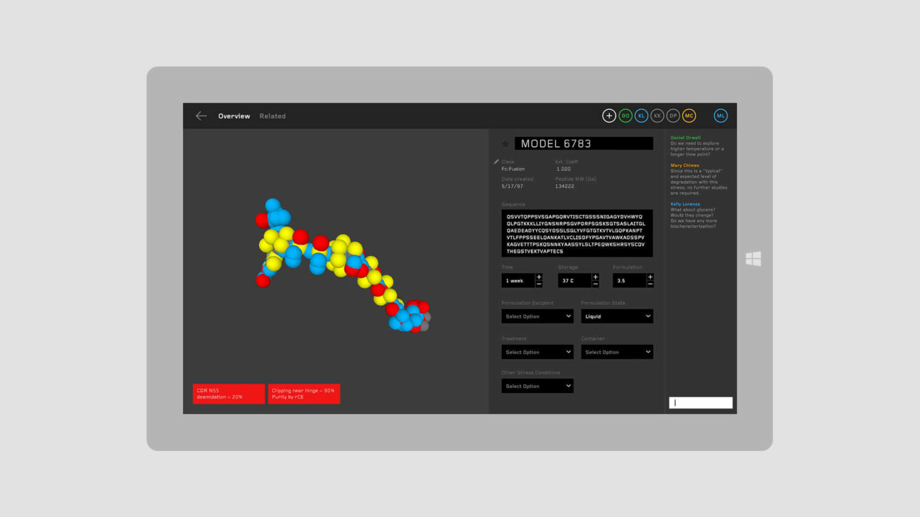 Adjusting molecule parameters in a simulation